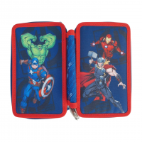 Federmäppchen gefüllt Marvel Avengers Tripledecker Schüleretui