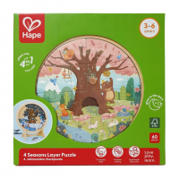 Hape - 4-Jahreszeiten Lagenpuzzle
